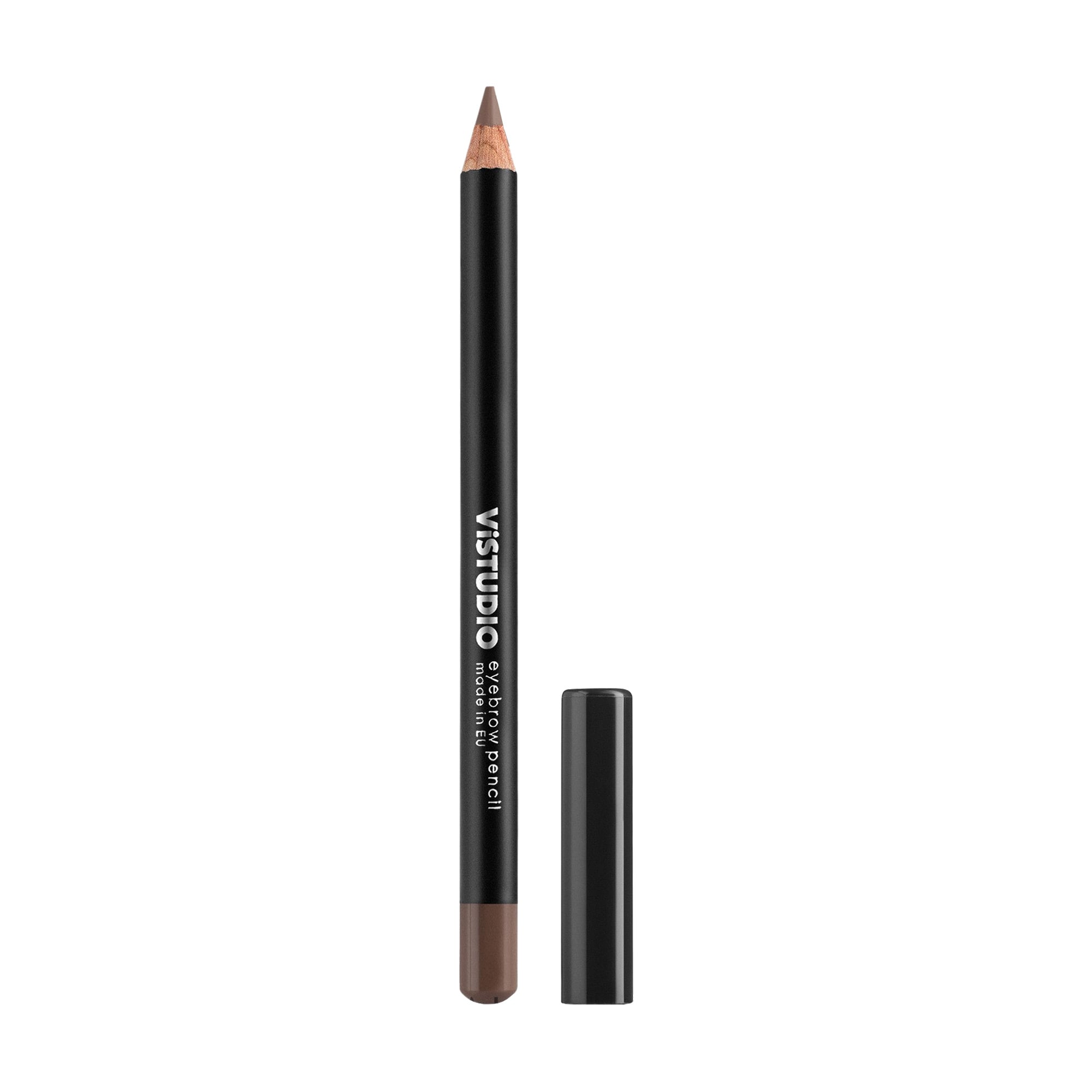 Пудровий олівець для брів ViSTUDIO Eyebrow Pencil Коричневий з теплим підтоном, 1.8 г